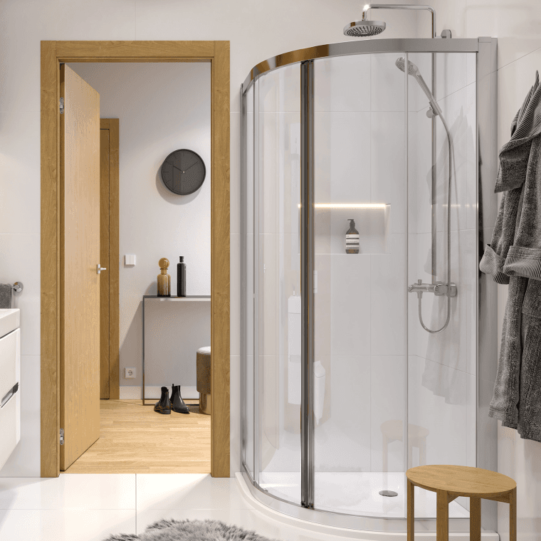 Напівкругла душова кабіна Geberit GEO Напівкругла душова кабіна Geberit GEO