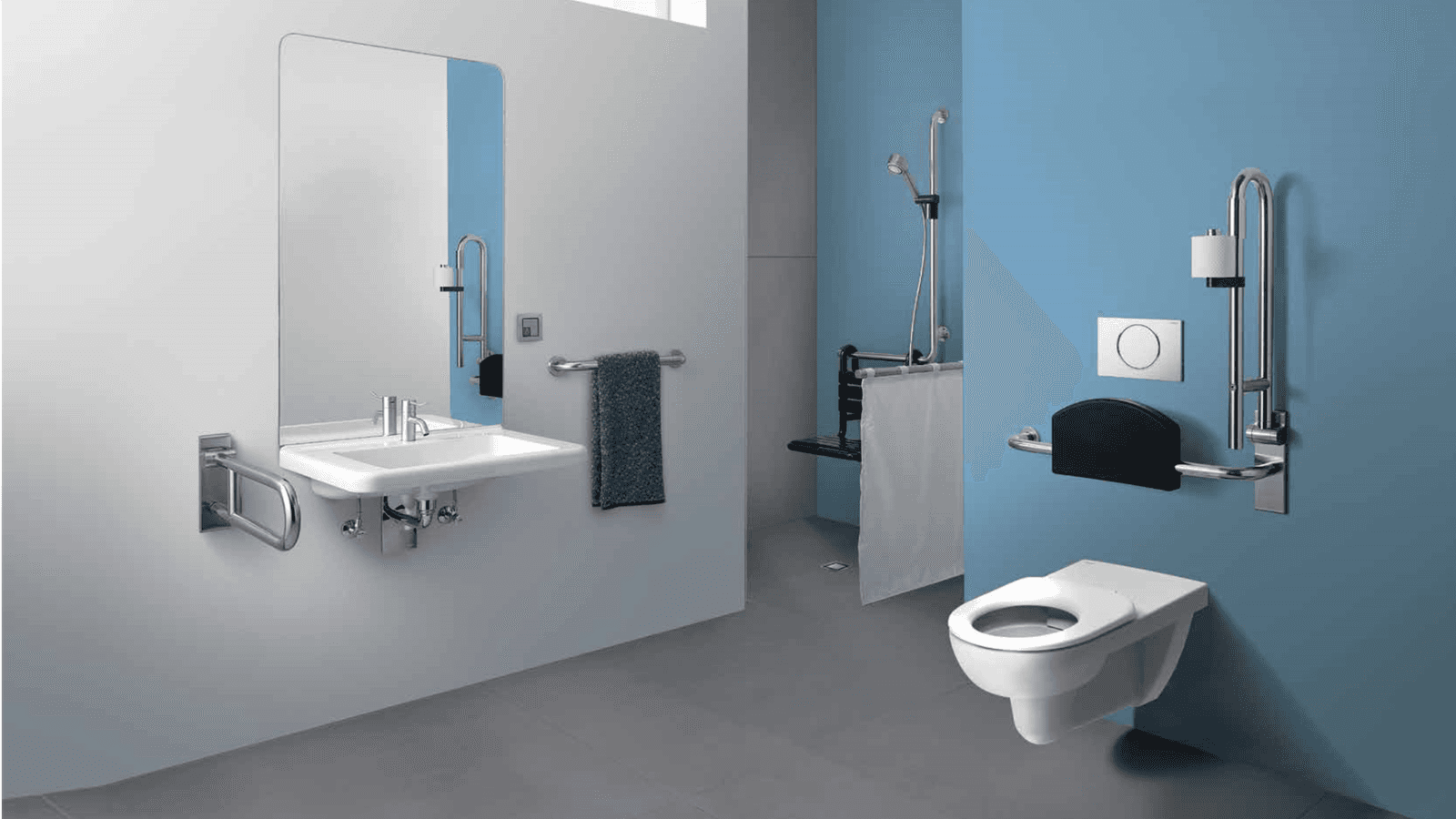 Безбар'єрна ванна кімната Geberit Безбар'єрна ванна кімната Geberit