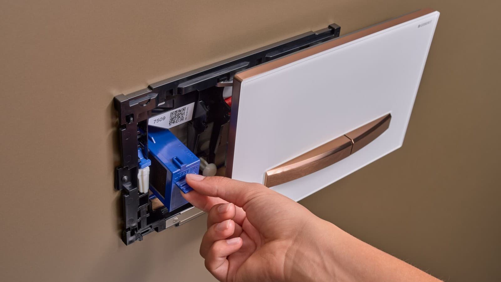 Клавіша змиву Geberit Sigma50 з Geberit DuoFresh Клавіша змиву Geberit Sigma50 з Geberit DuoFresh