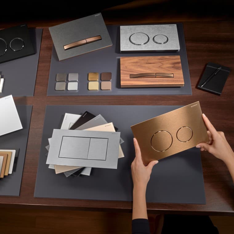 Широкий асортимент змивних панелей від Geberit Широкий асортимент змивних панелей від Geberit