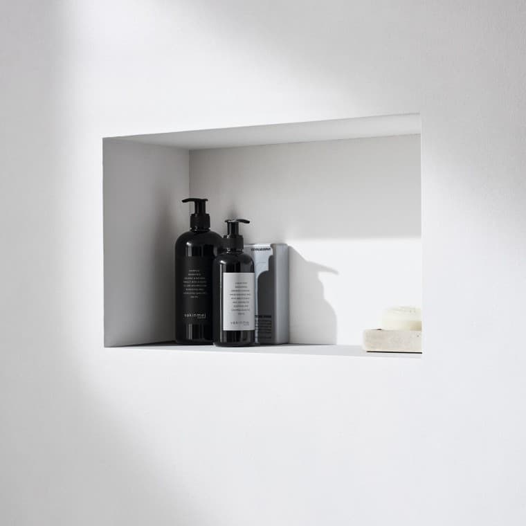 Ніша для зберігання: модель з облицюванням плиткою Ніша для зберігання: модель з облицюванням плиткою