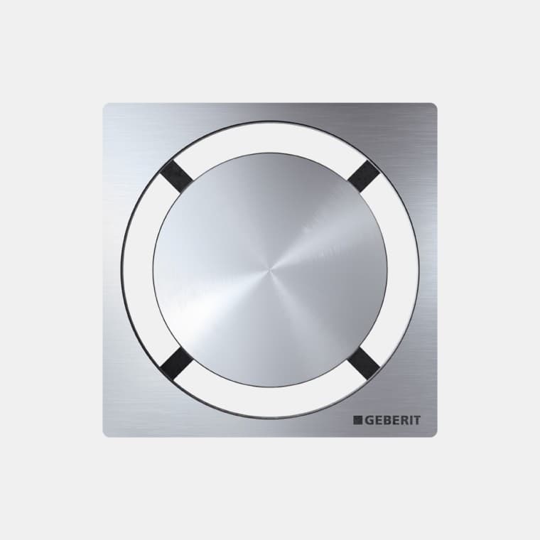 Підлоговий трап Geberit для душу з верхньою декоративною панеллю круглої форми Підлоговий трап Geberit для душу з верхньою декоративною панеллю круглої форми