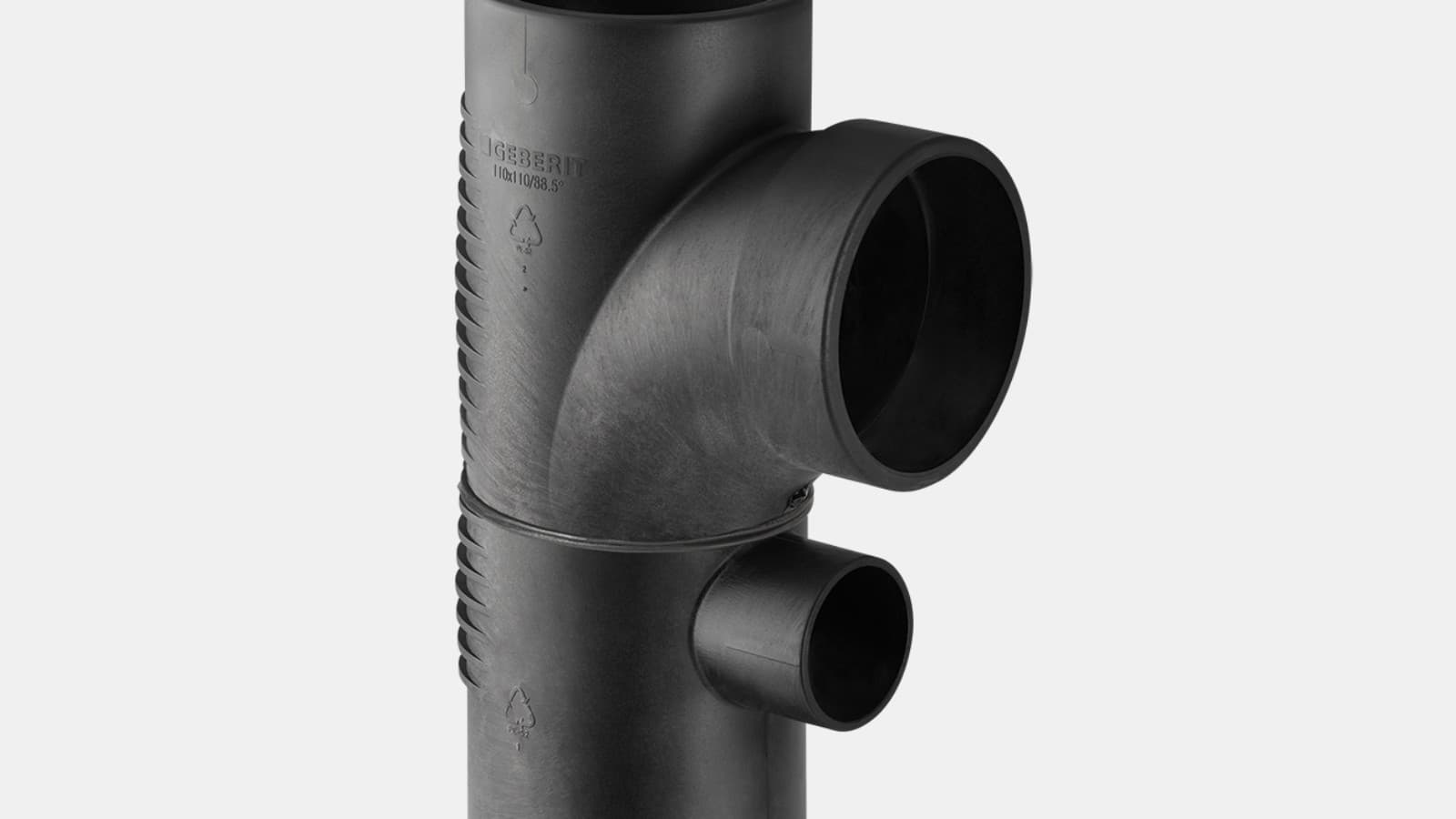 Комбіновані хрестовини Geberit Silent-db20 із кутом 88,5° Комбіновані хрестовини Geberit Silent-db20 із кутом 88,5°