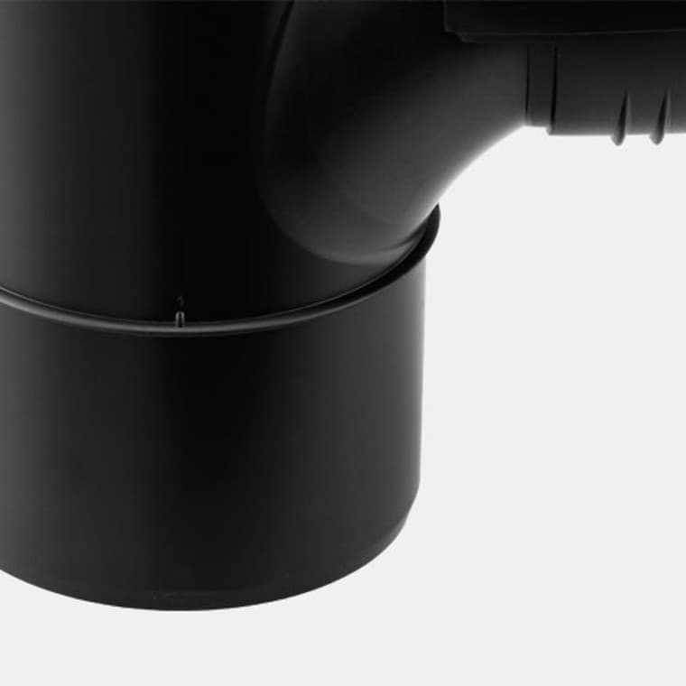 Стопорне кільце на фітингах Geberit Silent-PP вказує на належну глибину введення Стопорне кільце на фітингах Geberit Silent-PP вказує на належну глибину введення