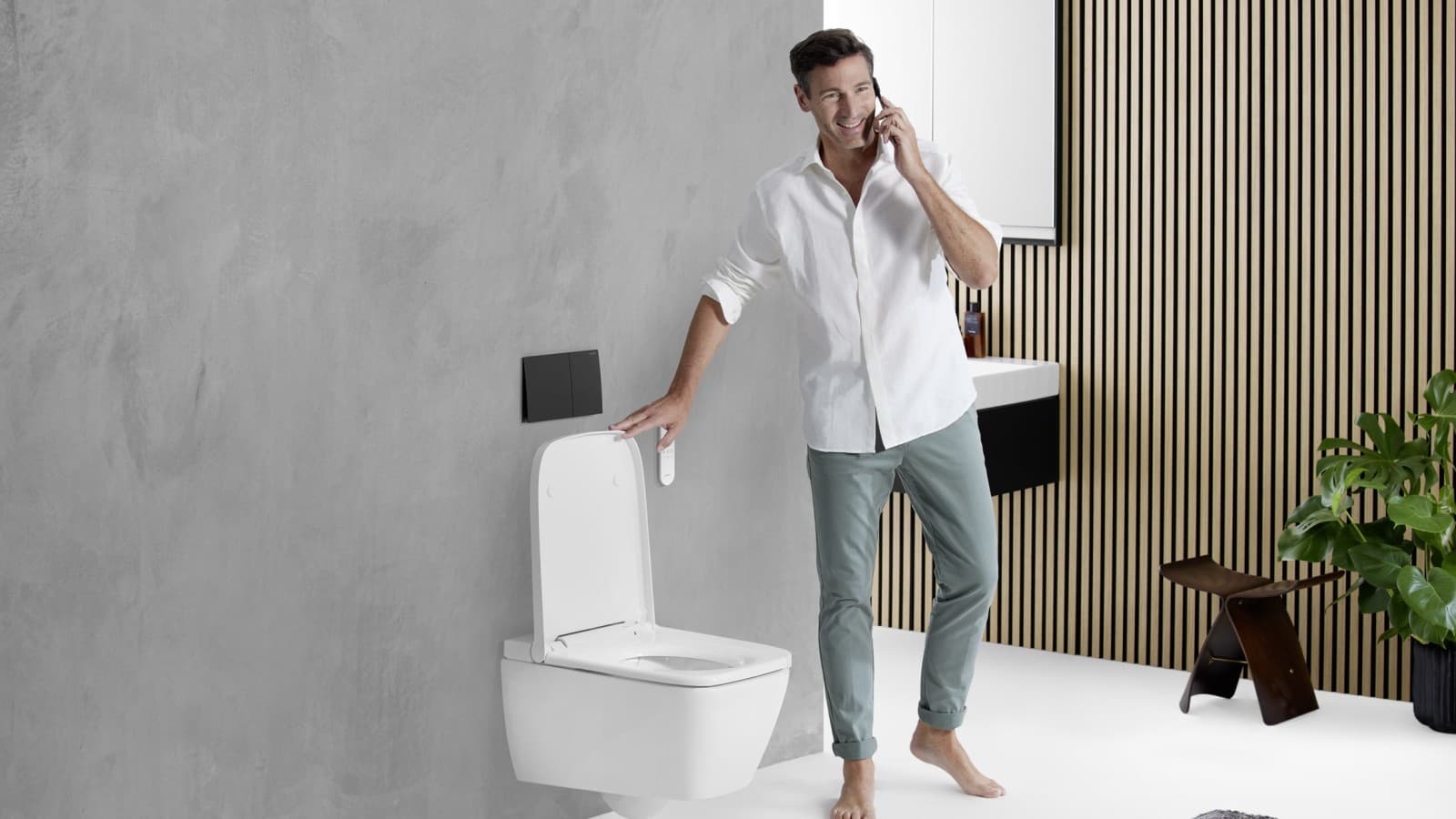 Geberit AquaClean Sela Square із Sigma70 Geberit AquaClean Sela Square із Sigma70