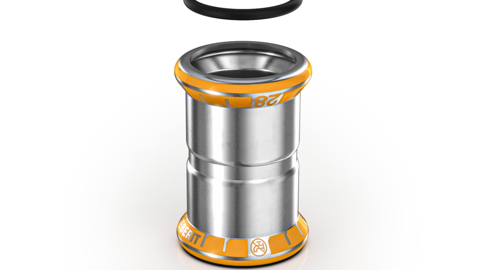 Geberit Mapress Therm із помаранчевим індикатором пресування Geberit Mapress Therm із помаранчевим індикатором пресування